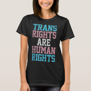 Camiseta Direitos Humanos são Transgêneros LGBTQ