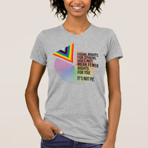 Camiseta Direitos iguais não são gravados