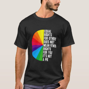 Camiseta Direitos Iguais Não Significam Menos Direitos Para