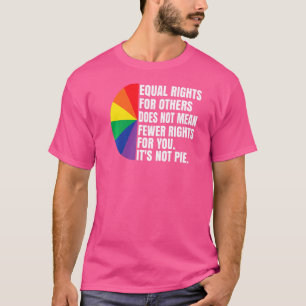 Camiseta Direitos Iguais Para Outros Não Significa Menos Di