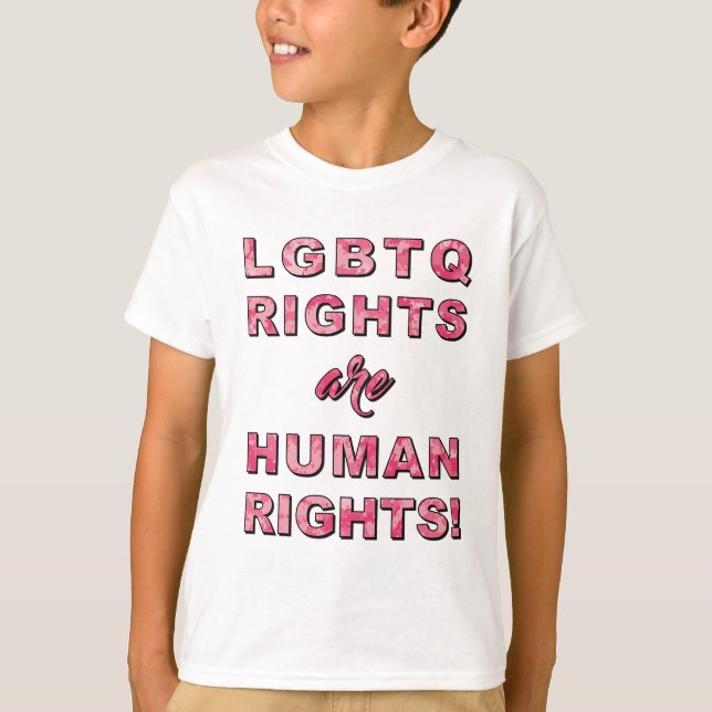 CAMISETA DIREITOS LGBTQ... (Frente)