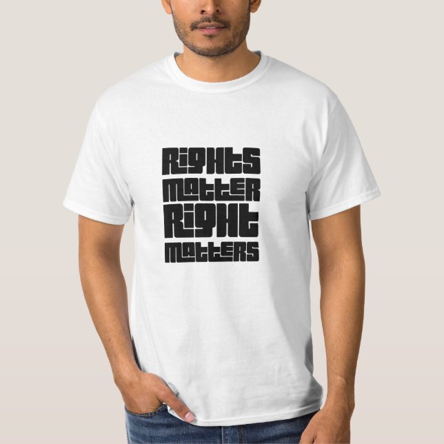 Camiseta Direitos Matéria Direito Assuntos Retroativos Negr (Frente)