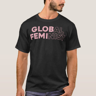 Camiseta Direitos Mundiais Igualdade Feminista Global Capac
