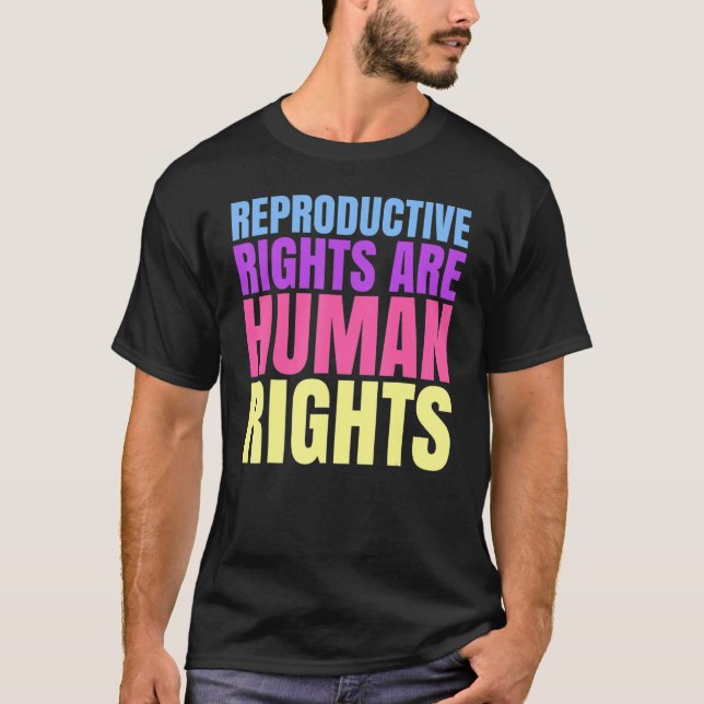 Camiseta Direitos reprodutivos são Direitos Humanos 1 (Frente)