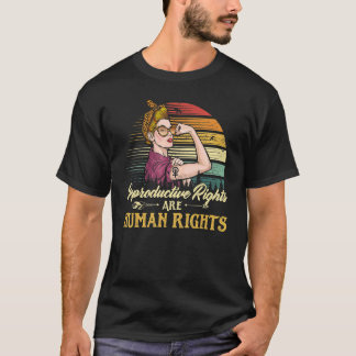 Camiseta Direitos reprodutivos são mulheres feministas dos 
