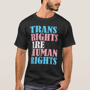Camiseta Direitos Trans LGBT Transgênero Apoio Humano LGBTQ