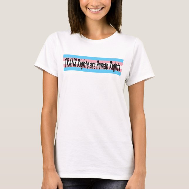 Camiseta Direitos TRANS são Direitos Humanos (Frente)