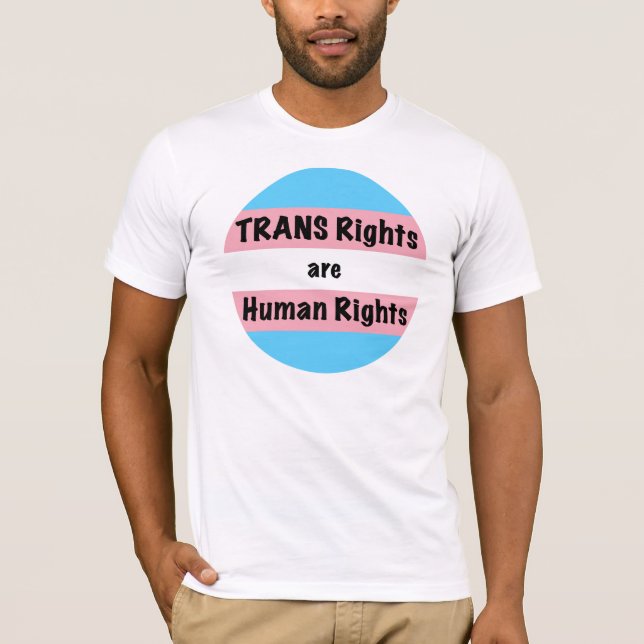 Camiseta Direitos TRANS são Direitos Humanos (Frente)