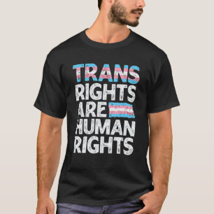 Camiseta Direitos Trans São Direitos Humanos - Protesto Tra