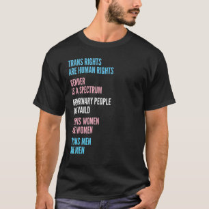 Camiseta Direitos Trans São Direitos Humanos Transgênero LG