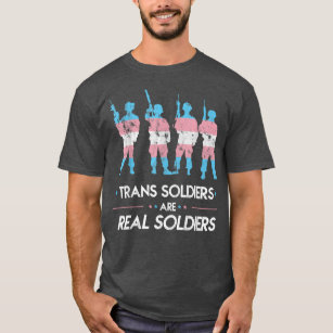 Camiseta Direitos Transexuais de Apoio Militar 5965