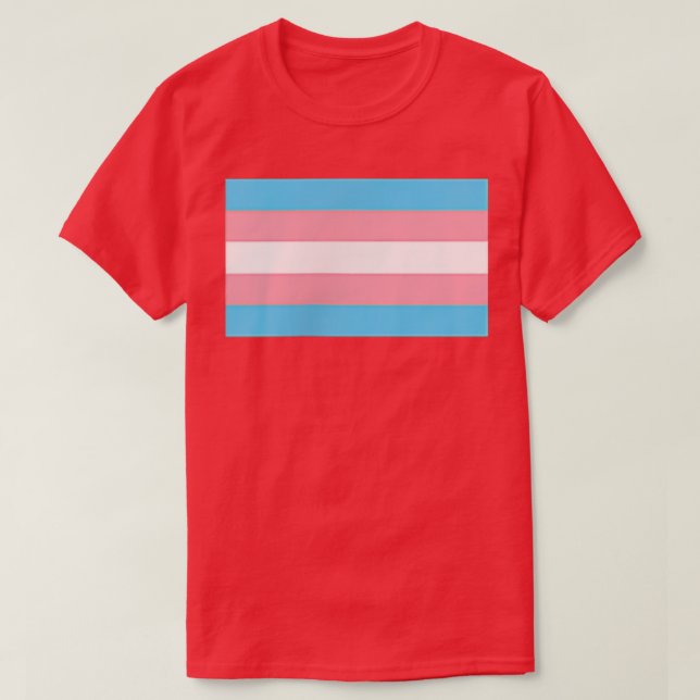 Camiseta Direitos Transgênero do Orgulho Trans de Sinalizad (Frente do Design)