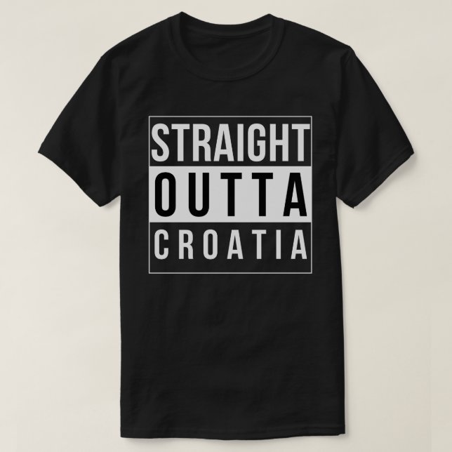 Camiseta Diretamente da Croácia (Frente do Design)