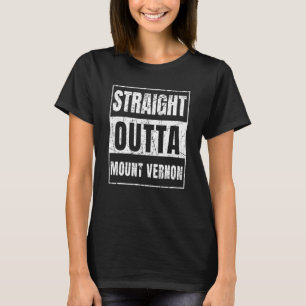 Camiseta Diretamente de Mount Vernon Nova York Estado