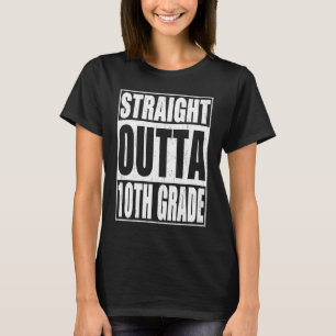 Camiseta Direto da 10ª Série Formatura do Ensino Médio