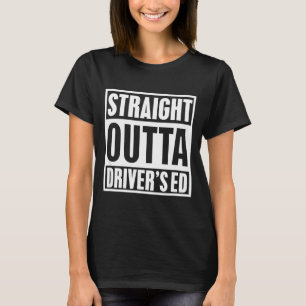 Camiseta Direto da Auto Escola Divertido Novo Motorista