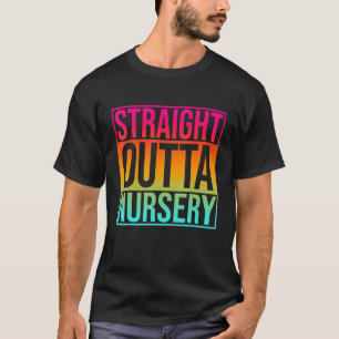 Camiseta Direto da Creche Meninos e Meninas de Volta à Esco