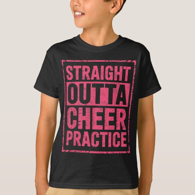 Camiseta Direto da Prática de Torcida Cheerleaders Cheerle (Frente)