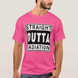 Camiseta Direto da radiação Citação de câncer