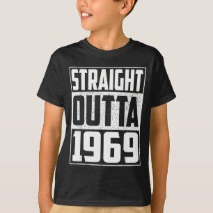 Camiseta Direto de 1969 Ano de Nascimento Vintage 1969 Home
