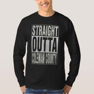 Camiseta DIRETO DE COLEMAN COUNTY Citação Legal de Casa