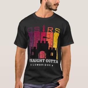 Camiseta Direto de Lumbridge Jogador de Runescape retrô