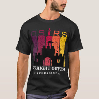 Camiseta Direto de Lumbridge Jogador de Runescape retrô