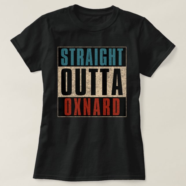 Camiseta Direto de Oxnard Califórnia CA (Frente do Design)