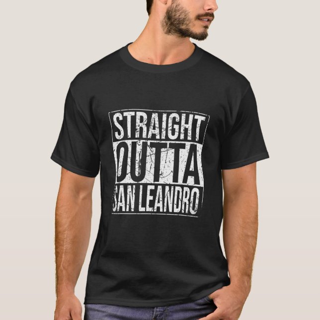 Camiseta Direto de San Leandro Vintage (Frente)