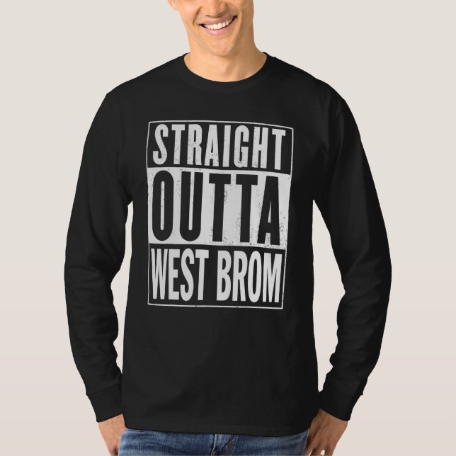 Camiseta Direto de West Brom Gráfico A4 (Frente)