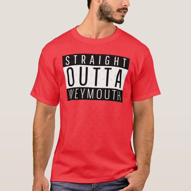 Camiseta Direto de Weymouth Massachusetts (Frente)