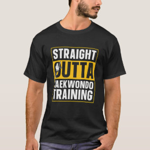 Camiseta Direto do Treinamento de Taekwondo Chutes Lutador