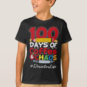 Camiseta Diretor 100 Dias de Café e Caos 100 Dia de