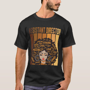 Camiseta Diretor Afro-Africano-Americano Histor Negro
