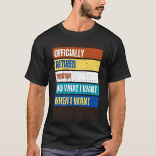 Camiseta Diretor aposentado aposentado Diretor aposentado
