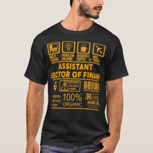 CAMISETA DIRETOR-ASSISTENTE DAS FINANÇAS NICE DESIGN 2017 1