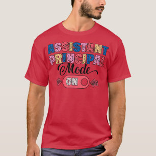 Camiseta Diretor Assistente Estará lá para sua escola Ap