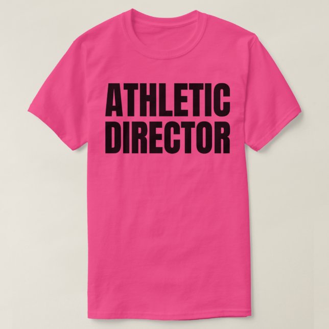 Camiseta Diretor atlético (Frente do Design)