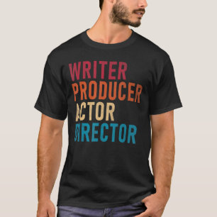 Camiseta Diretor Ator do Produtor Escritor