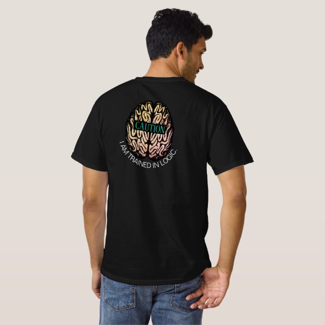 Camiseta Diretor da Comunidade de Desafio CC Estudante Lógi (Parte Traseira Completa)