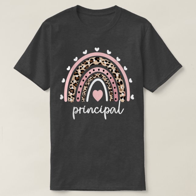 Camiseta Diretor da Escola de Apreciação do Arco-Íris (Frente do Design)