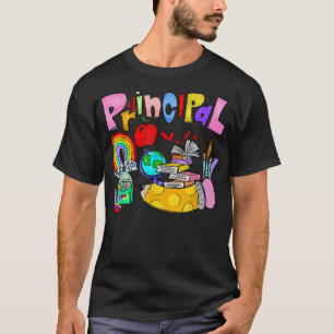 Camiseta Diretor da Escola Engraçado do Rainbow no dia pass