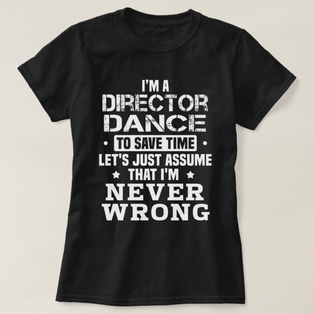 Camiseta Diretor Dance (Frente do Design)