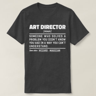 Camiseta Diretor de Arte Nova Definição Supervisor Pai Engr