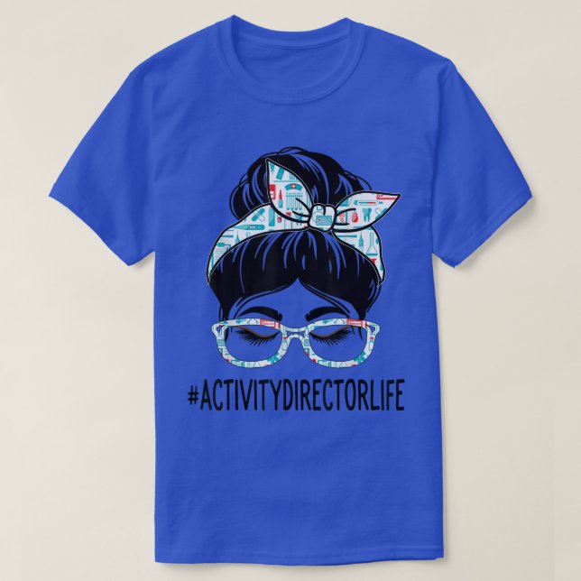 Camiseta Diretor de Atividade Semana Apreciação Mulheres Me (Frente do Design)