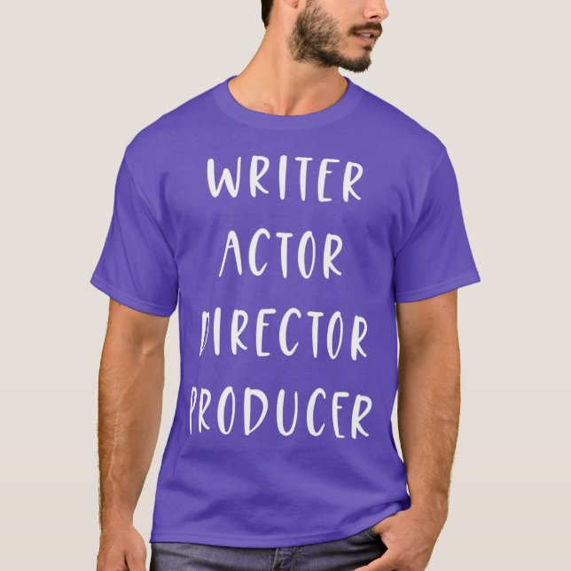 Camiseta Diretor de Ator do Writer Produtor (Frente)
