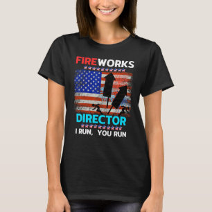 Camiseta Diretor de Bomba do 4º Júri Eu te corro para os EU