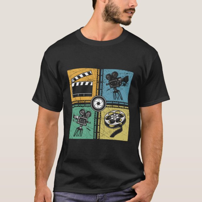 Camiseta Diretor de Câmera de Cinema Ator Lover (Frente)