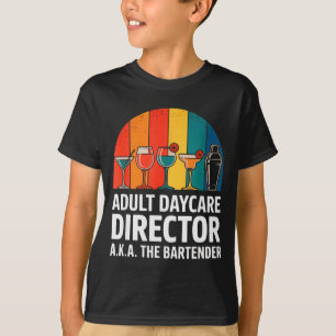 Camiseta Diretor de Centro de Dia para Adultos Engraçado Ak