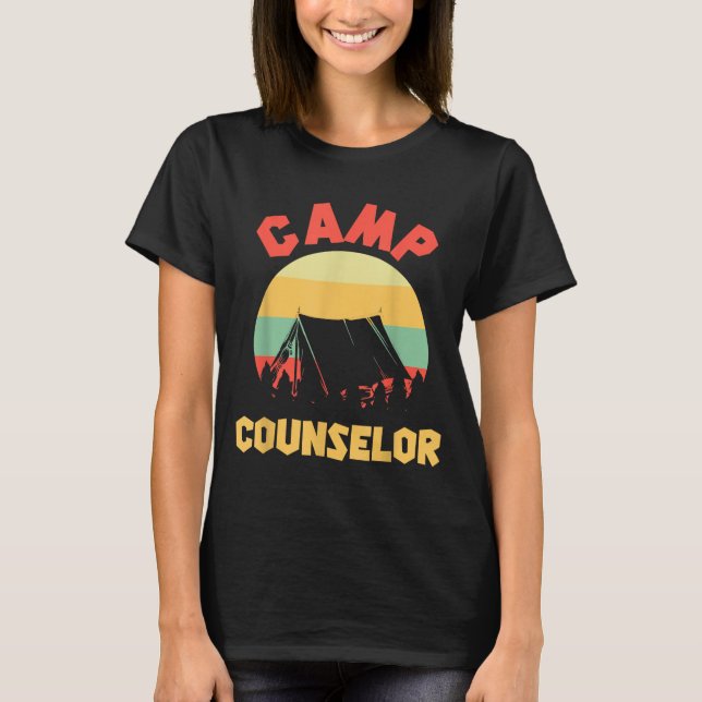 Camiseta Diretor de Conselheiro de Acampamento de Verão Aca (Frente)